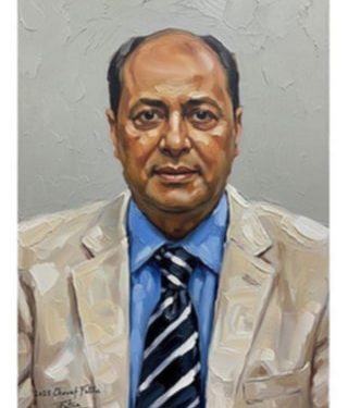 فاطنة شواف تبدع بورترية الشاعر ناصر رمضان عبد الحميد