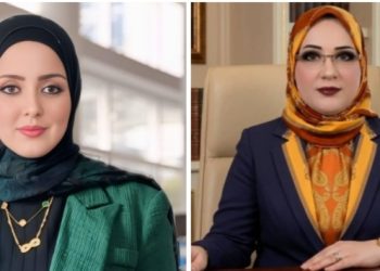 الإعلامية اليمنية والفنانة التشكيلية دعاء هزاع الجابري لمجلة أزهار الحرف حاورنها من لبنان جميلة بندر