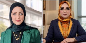 الإعلامية اليمنية والفنانة التشكيلية دعاء هزاع الجابري لمجلة أزهار الحرف حاورنها من لبنان جميلة بندر