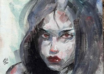 لوحة متمرد للفنانة غفران بن حمدان /بقلم فوزية جعيدي