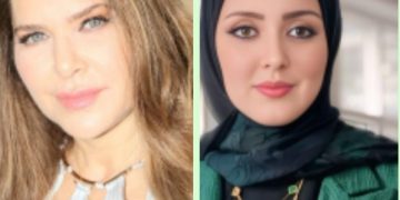 الفنانة اللبنانية التشكيلية نينا طاهر لمجلة أزهار الحرف حاورتها من لبنان جميلة بندر