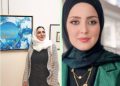 الفنانة التشكيلية السورية زمزم تيسير الحاج لمجلة أزهار الحرف حاورته من لبنان جميلة بندر