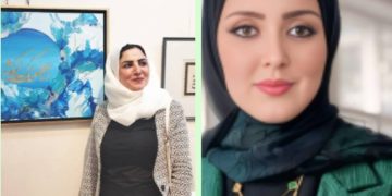 الفنانة التشكيلية السورية زمزم تيسير الحاج لمجلة أزهار الحرف حاورته من لبنان جميلة بندر
